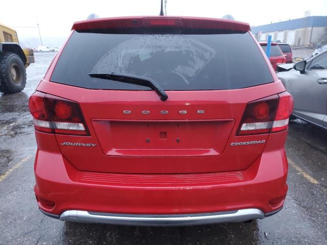 3C4PDCGB2HT648319 - 2017 DODGE JOURNEY CROSSROAD RED photo 6