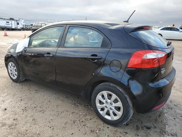 KNADM5A32D6103805 - 2013 KIA RIO LX BLACK photo 2