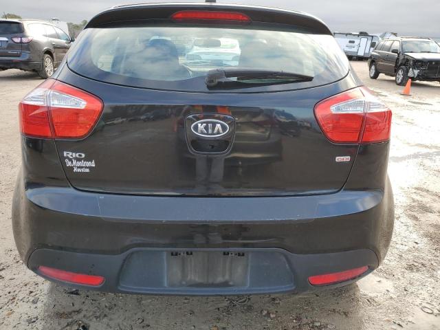 KNADM5A32D6103805 - 2013 KIA RIO LX BLACK photo 6