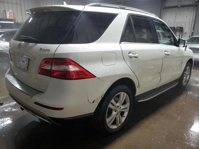 4JGDA5HB5DA208372 - 2013 MERCEDES-BENZ ML 350 4MATIC WHITE photo 3