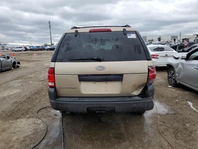 1FMZU62K33UC54498 - 2003 FORD EXPLORER XLS GOLD photo 6