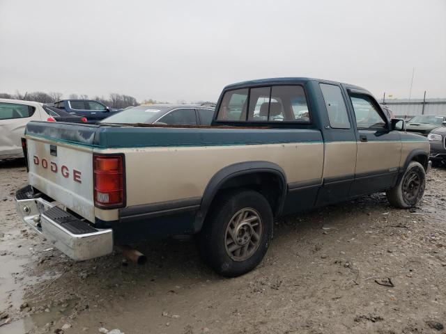 1B7GL23Y2PS112851 - 1993 DODGE DAKOTA GREEN photo 3