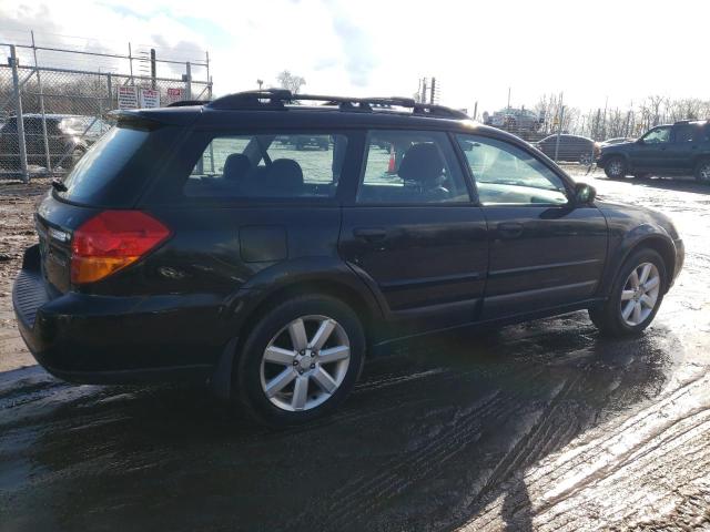 4S4BP61C867358944 - 2006 SUBARU LEGACY OUTBACK 2.5I BLACK photo 3