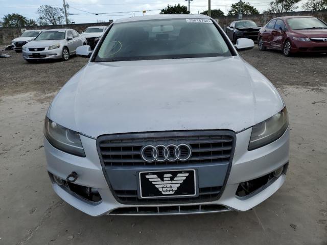 WAUAFAFL3AN049379 - 2010 AUDI A4 PREMIUM SILVER photo 5