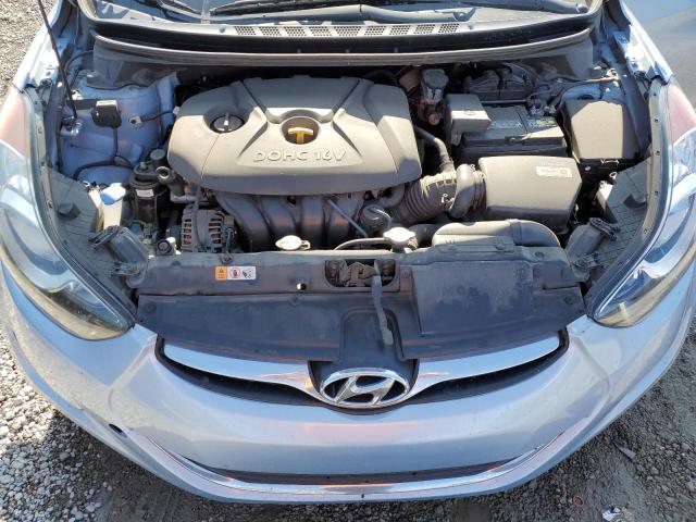 KMHDH4AE6DU592820 - 2013 HYUNDAI ELANTRA GLS BLUE photo 11