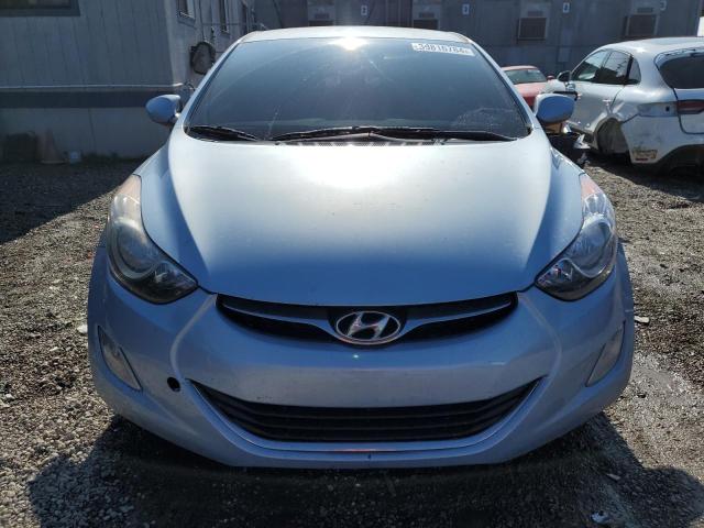 KMHDH4AE6DU592820 - 2013 HYUNDAI ELANTRA GLS BLUE photo 5