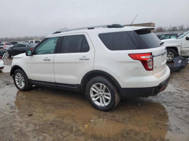 1FM5K7D86DGA79675 - 2013 FORD EXPLORER XLT WHITE photo 2