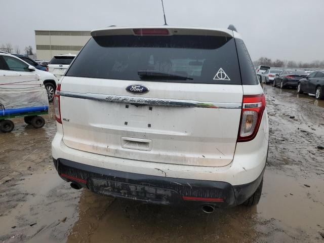 1FM5K7D86DGA79675 - 2013 FORD EXPLORER XLT WHITE photo 6