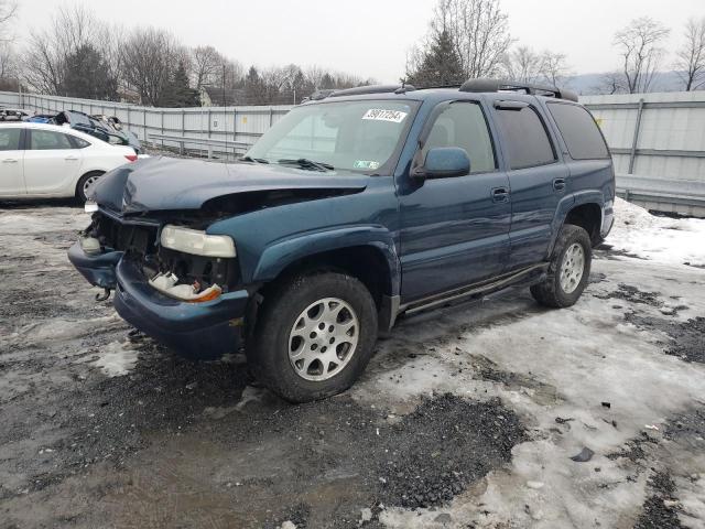 1GNEK13T15R135462 - 2005 CHEVROLET TAHOE K1500 BLUE photo 1