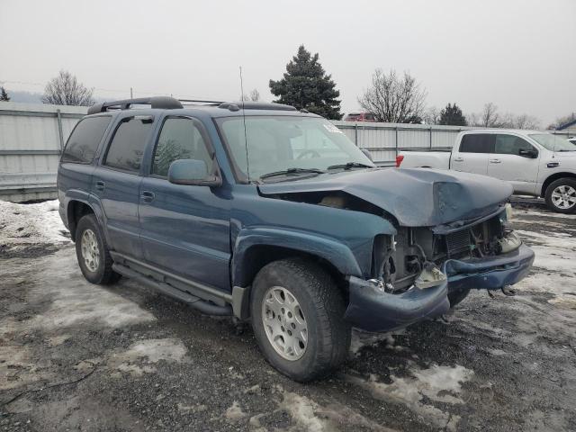 1GNEK13T15R135462 - 2005 CHEVROLET TAHOE K1500 BLUE photo 4