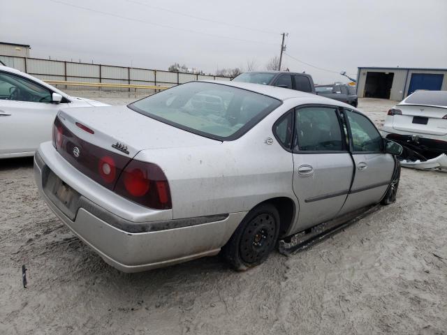 2G1WF55E329109144 - 2002 CHEVROLET IMPALA SILVER photo 3