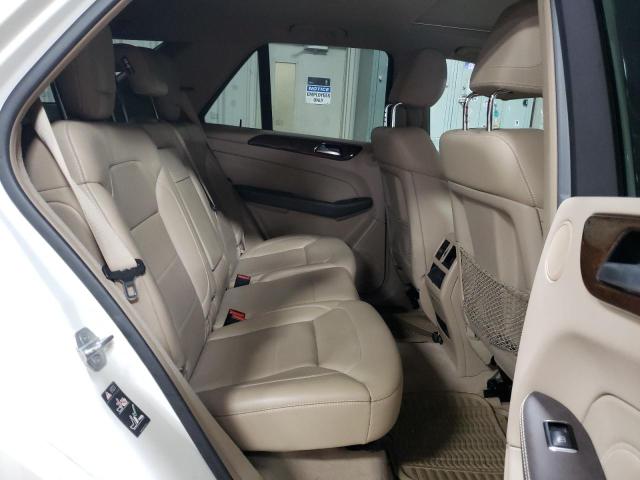 4JGDA5HB6CA035122 - 2012 MERCEDES-BENZ ML 350 4MATIC WHITE photo 10