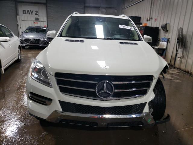 4JGDA5HB6CA035122 - 2012 MERCEDES-BENZ ML 350 4MATIC WHITE photo 5