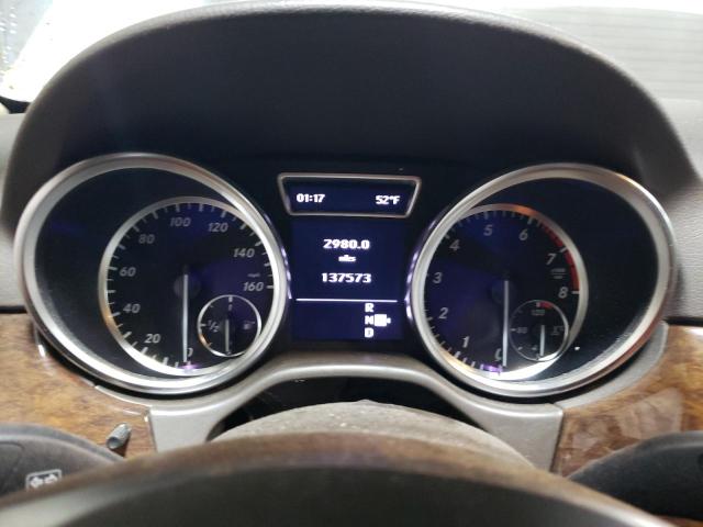 4JGDA5HB6CA035122 - 2012 MERCEDES-BENZ ML 350 4MATIC WHITE photo 9