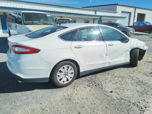 3FA6P0G71DR243997 - 2013 FORD FUSION S WHITE photo 3