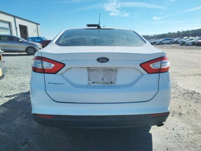 3FA6P0G71DR243997 - 2013 FORD FUSION S WHITE photo 6