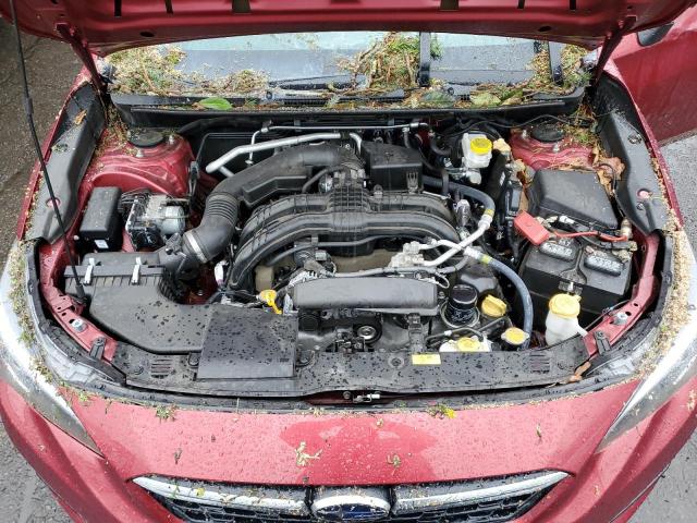 4S3GKAB61N3601570 - 2022 SUBARU IMPREZA RED photo 11