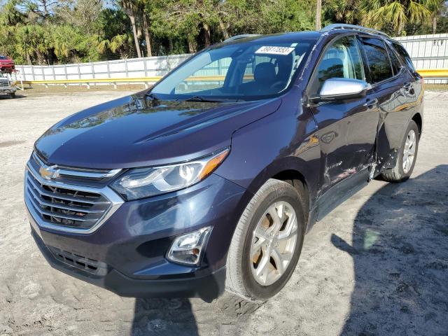 3GNAXMEV3JS627644 - 2018 CHEVROLET EQUINOX PREMIER BLUE photo 1