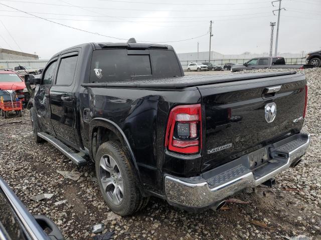 1C6SRFJT8MN643593 - 2021 RAM 1500 LARAMIE BLACK photo 2