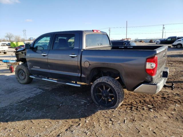 5TFFY5F18EX151408 - 2014 TOYOTA TUNDRA CREWMAX LIMITED GRAY photo 2