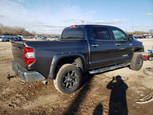 5TFFY5F18EX151408 - 2014 TOYOTA TUNDRA CREWMAX LIMITED GRAY photo 3