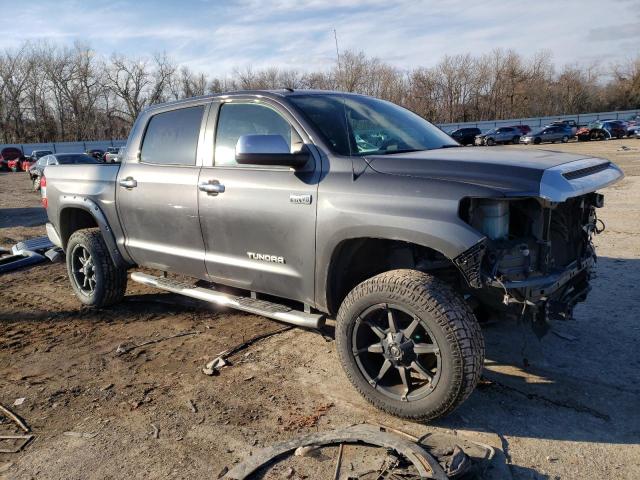 5TFFY5F18EX151408 - 2014 TOYOTA TUNDRA CREWMAX LIMITED GRAY photo 4