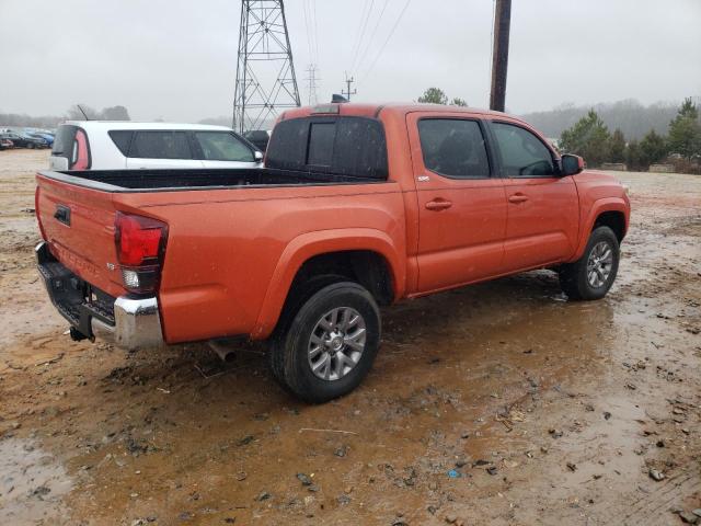 5TFCZ5AN2JX145219 - 2018 TOYOTA TACOMA DOUBLE CAB ORANGE photo 3