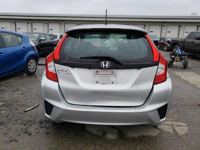 3HGGK5G5XFM753856 - 2015 HONDA FIT LX SILVER photo 6