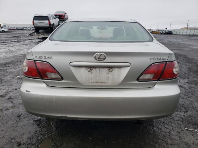 JTHBA30G745027904 - 2004 LEXUS ES 330 SILVER photo 6