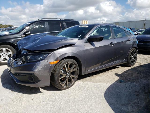 19XFC2F8XME004337 - 2021 HONDA CIVIC SPOR GRAY photo 1