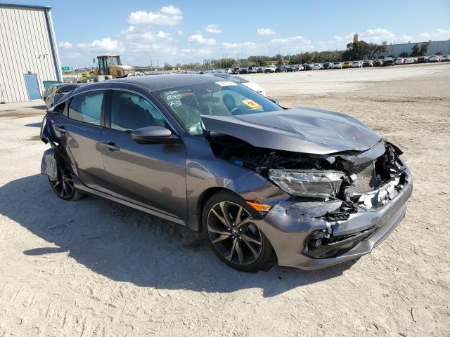 19XFC2F8XME004337 - 2021 HONDA CIVIC SPOR GRAY photo 4