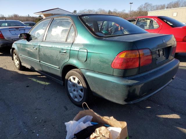 2HGEJ6613XH529939 - 1999 HONDA CIVIC BASE GREEN photo 2