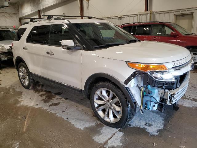 1FM5K8F82DGB46680 - 2013 FORD EXPLORER LIMITED WHITE photo 4