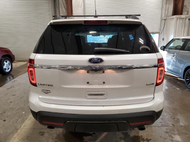 1FM5K8F82DGB46680 - 2013 FORD EXPLORER LIMITED WHITE photo 6