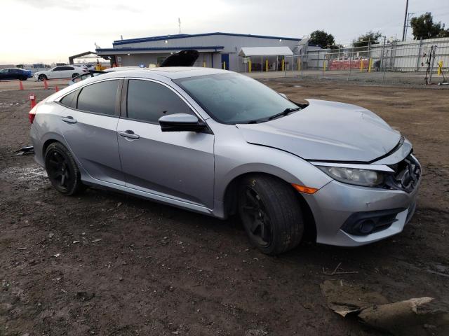 19XFC1F75GE213345 - 2016 HONDA CIVIC EXL SILVER photo 4