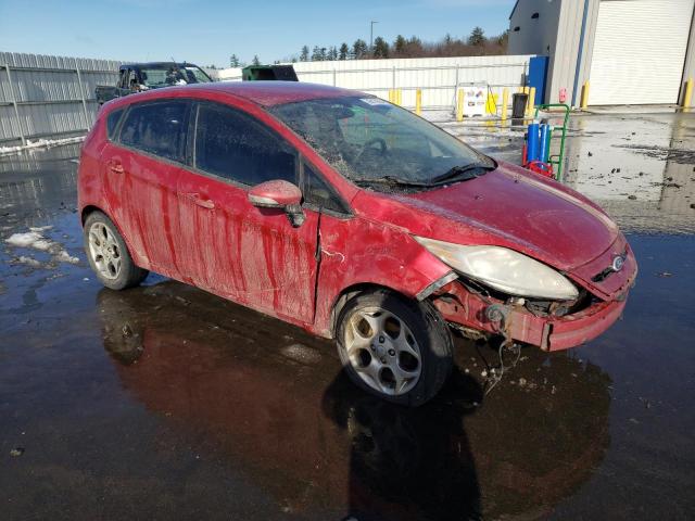 3FADP4FJ1BM109321 - 2011 FORD FIESTA SES RED photo 4