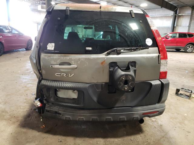 SHSRD77875U341896 - 2005 HONDA CR-V EX SILVER photo 6