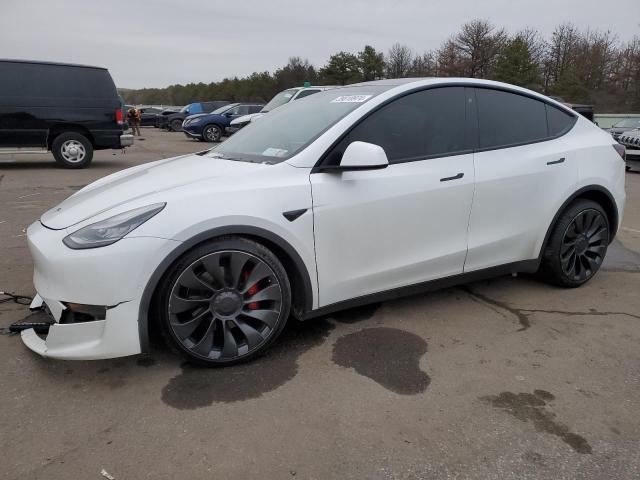 5YJYGDEF3LF018629 - 2020 TESLA MODEL Y WHITE photo 1