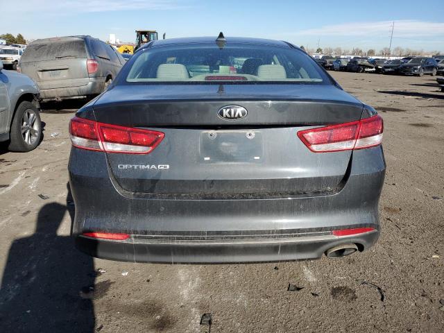 5XXGT4L38GG027569 - 2016 KIA OPTIMA LX GRAY photo 6