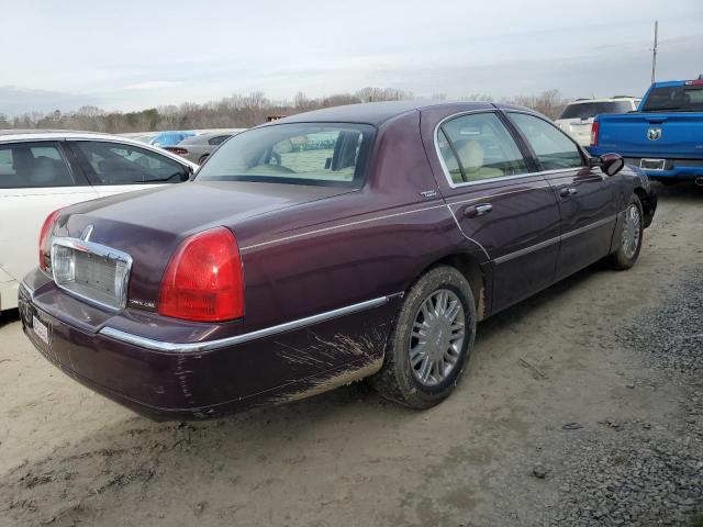 2LNHM82V38X641103 - 2008 LINCOLN TOWN CAR SIGNATURE LIMITED MAROON photo 3