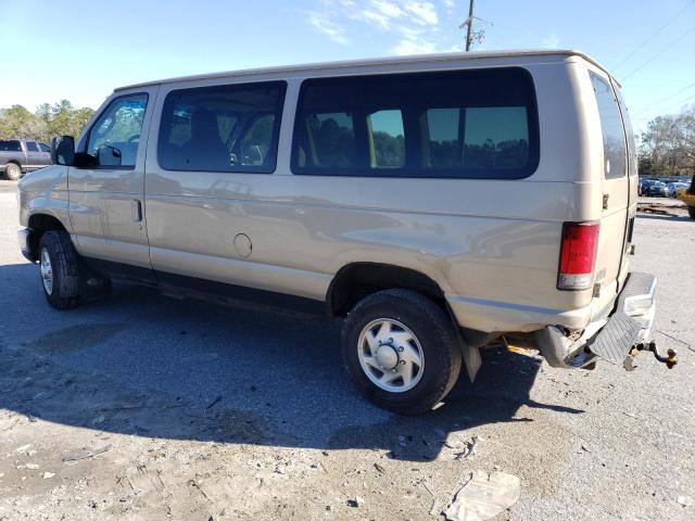 1FBNE3BL6CDA61421 - 2012 FORD ECONOLINE E350 SUPER DUTY WAGON TAN photo 2