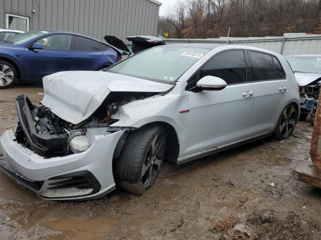 3VW547AU2JM297501 - 2018 VOLKSWAGEN GTI S WHITE photo 1