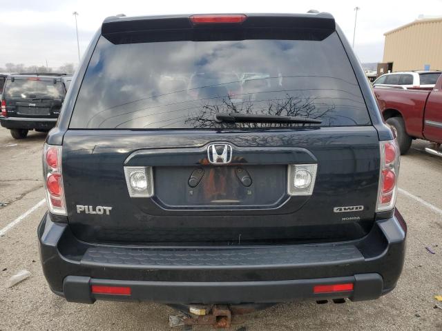 2HKYF18696H518927 - 2006 HONDA PILOT EX BLACK photo 6