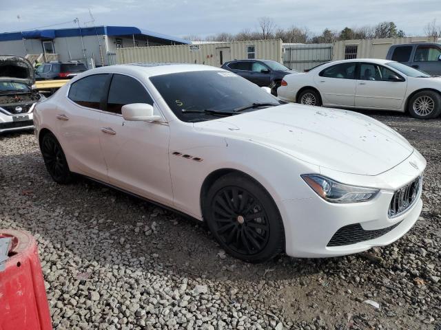 ZAM57XSA4G1183015 - 2016 MASERATI GHIBLI WHITE photo 4