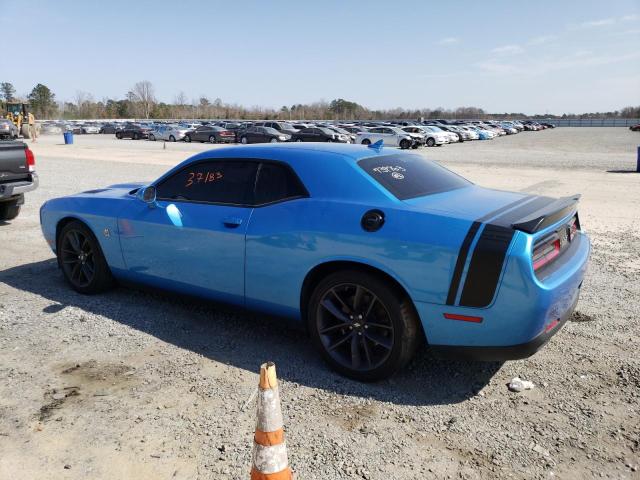 2C3CDZFJ7KH739763 - 2019 DODGE CHALLENGER R/T SCAT PACK BLUE photo 2