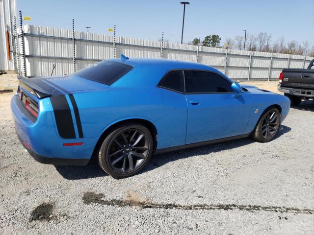 2C3CDZFJ7KH739763 - 2019 DODGE CHALLENGER R/T SCAT PACK BLUE photo 3