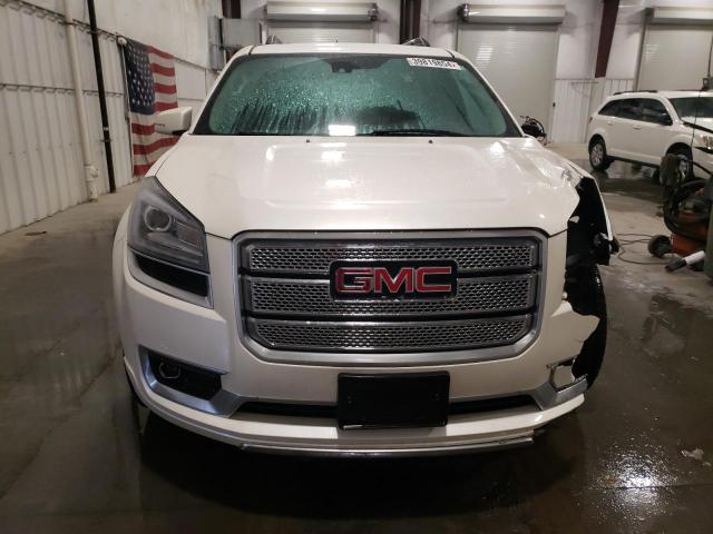 1GKKVTKD4EJ321007 - 2014 GMC ACADIA DENALI WHITE photo 5