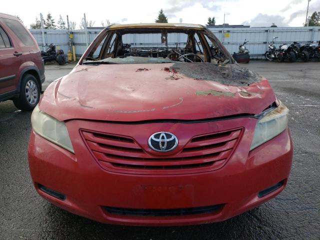 4T1BE46KX7U010835 - 2007 TOYOTA CAMRY CE RED photo 5