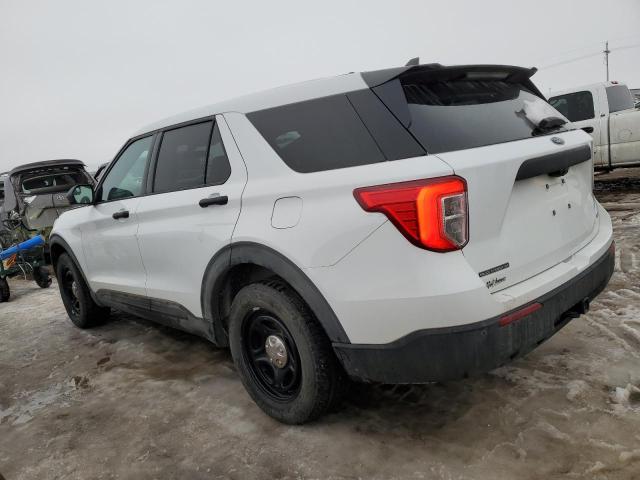 1FM5K8AB8MGC31672 - 2021 FORD EXPLORER POLICE INTERCEPTOR WHITE photo 2