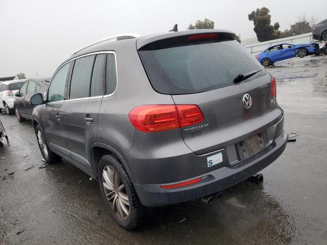 WVGBV7AX2CW006071 - 2012 VOLKSWAGEN TIGUAN S GRAY photo 2